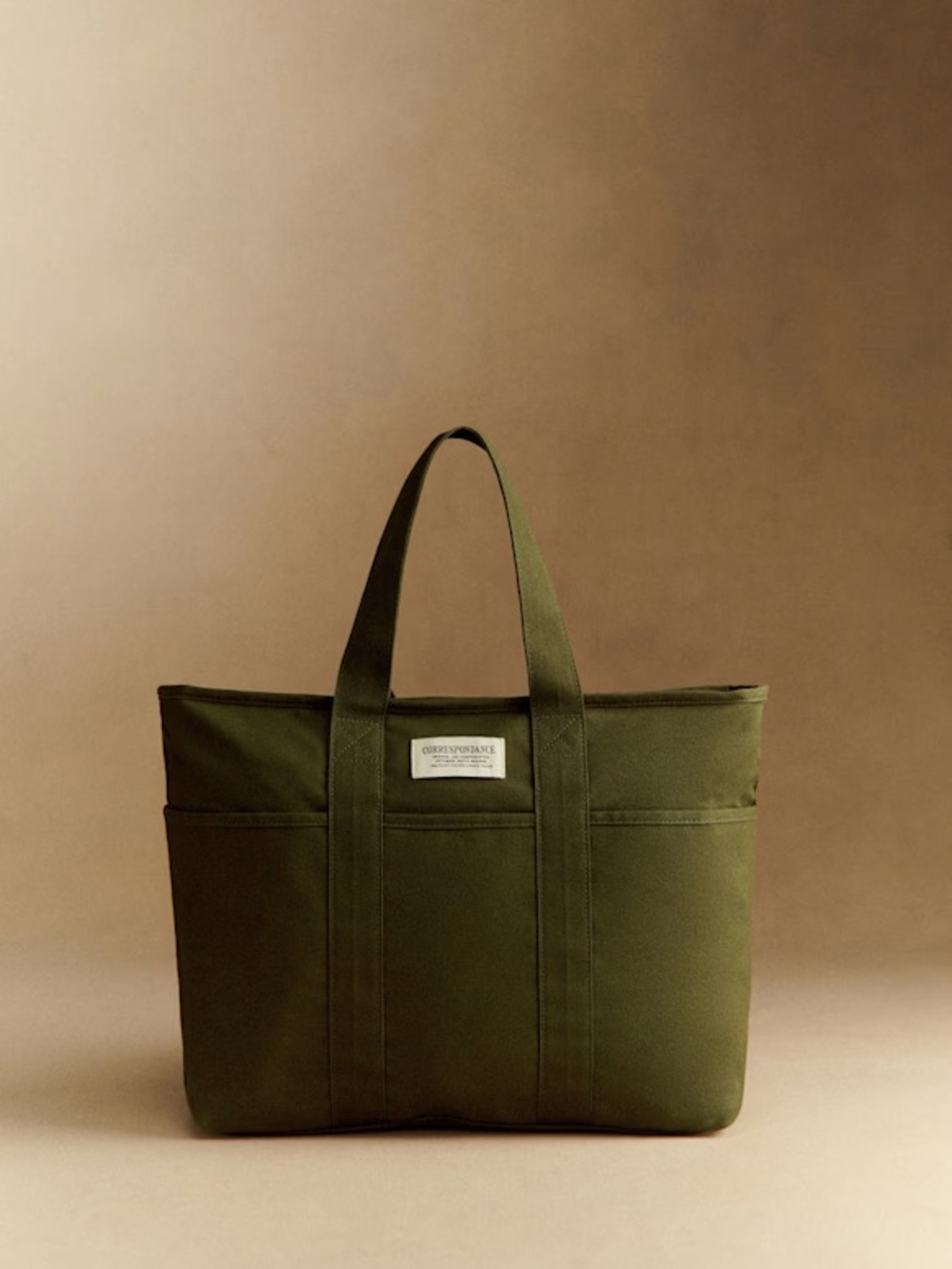 Sezane Everyday Tote in Olive